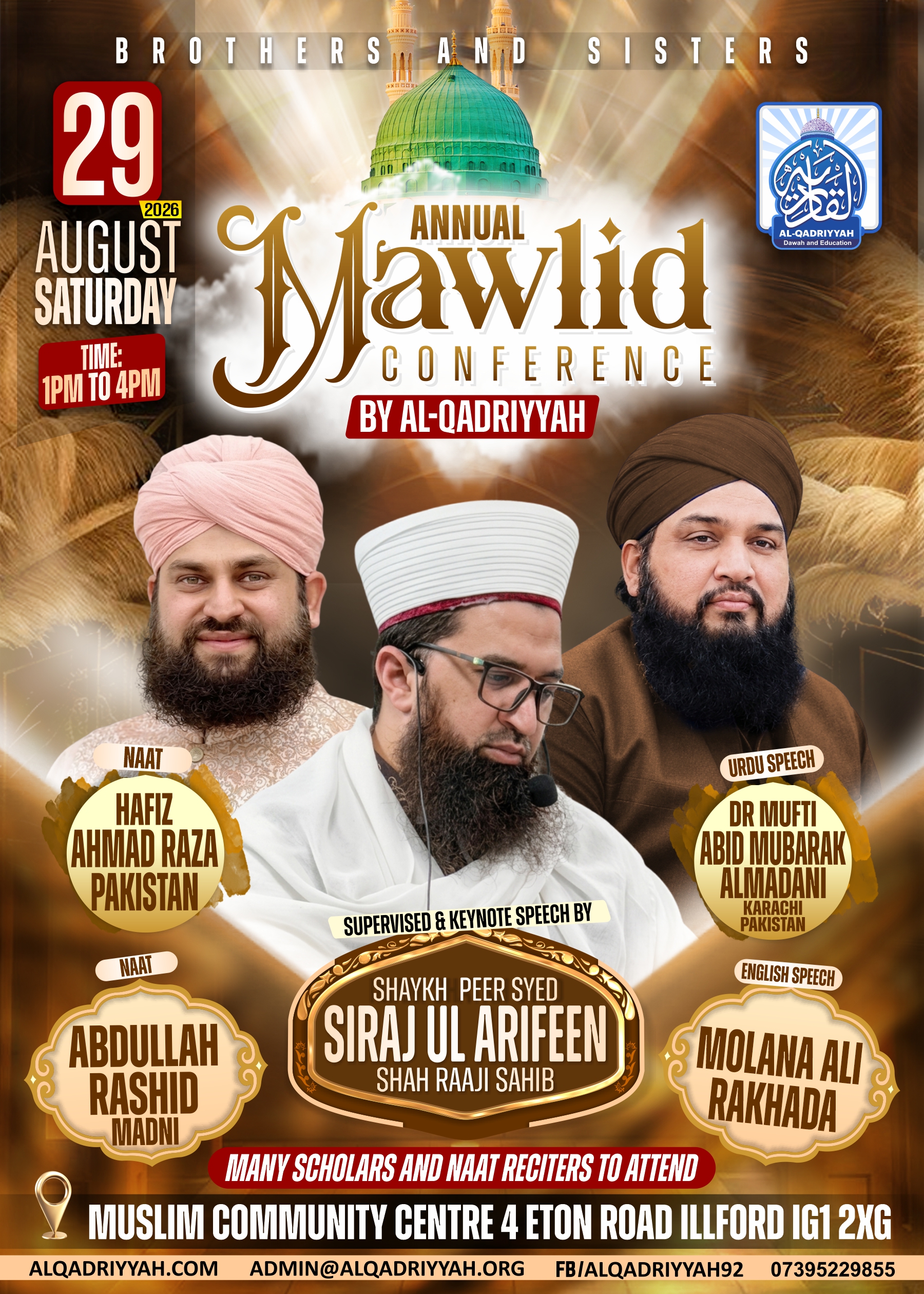 Annual Mawlid Conference 2026 Poster