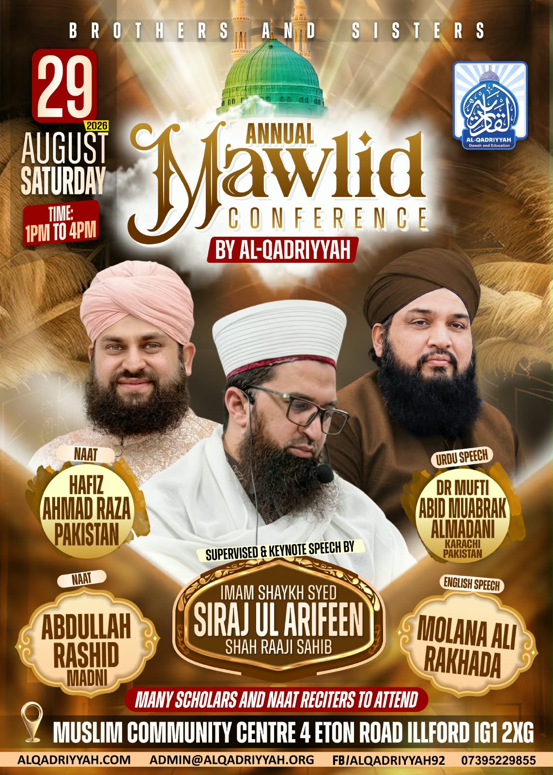 Annual Mawlid Conference 2026 Poster
